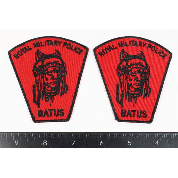 #663 Royal Military Police BATUS Patch Pair