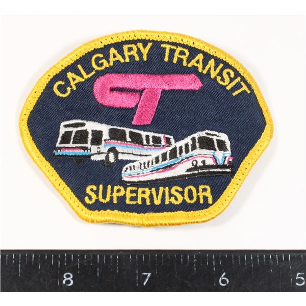 #664 Vintage Calgary Transit Supervisor Bus Patch