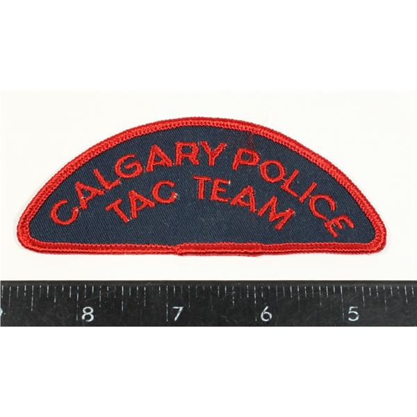 #668 Calgary Police TAC Team Patch Crest Insignia
