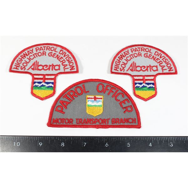#669 Highway Patrol Division Alberta Patch lot