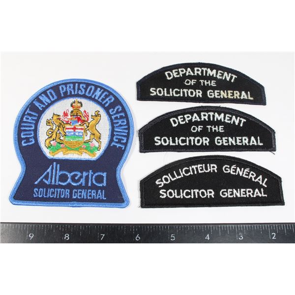 #671 Alberta Court and Prisoner Service Patch +
