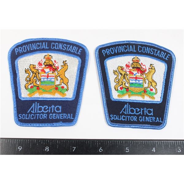 #673 Pair Provincial Constable Alberta Solicitor