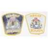 Image 2 : #677 Pair Taber Police Patch Crest Insignia