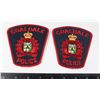 Image 1 : #678 Pair Coaldale Police Patch Crest Insignia