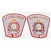 Image 2 : #678 Pair Coaldale Police Patch Crest Insignia