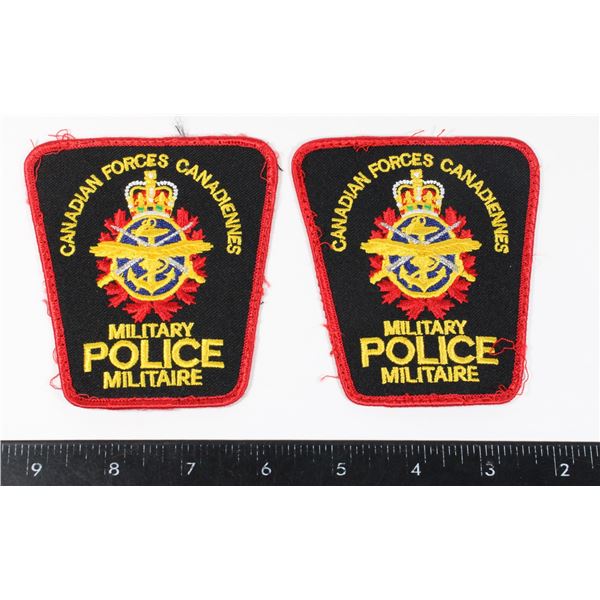 #681 Canadian Forces Military Police Patch Pair
