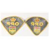 Image 2 : #683 Pair OPP Ontario Provincial Police Patches