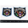 Image 1 : #697 United States Customs lot of 2 Patches