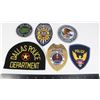 Image 1 : #700 Lot of 6 United States Police Insignia Dallas