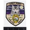 Image 1 : #702 Wolf Point Police Department patch Crest