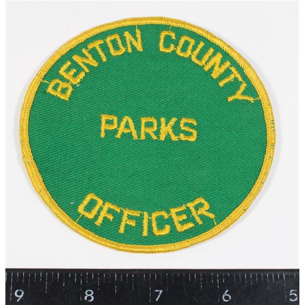 #706 Benton County Parks Officer Patch Iowa