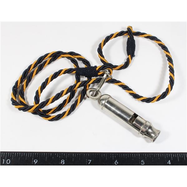 #711 United States Police Whistle on Lanyard