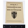 Image 1 : #730 July 1945 British Non-fraternisation Document
