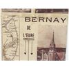 Image 2 : #737 WW2 French Bernay 1940-1945 Era Map