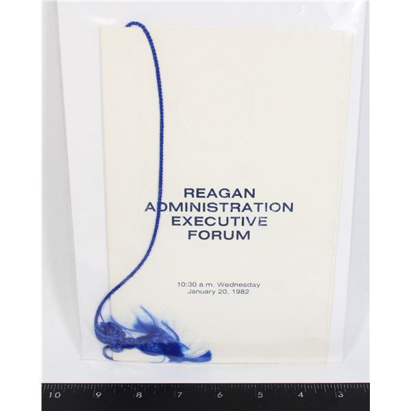 #742 1982 Ronald Reagan White House Document