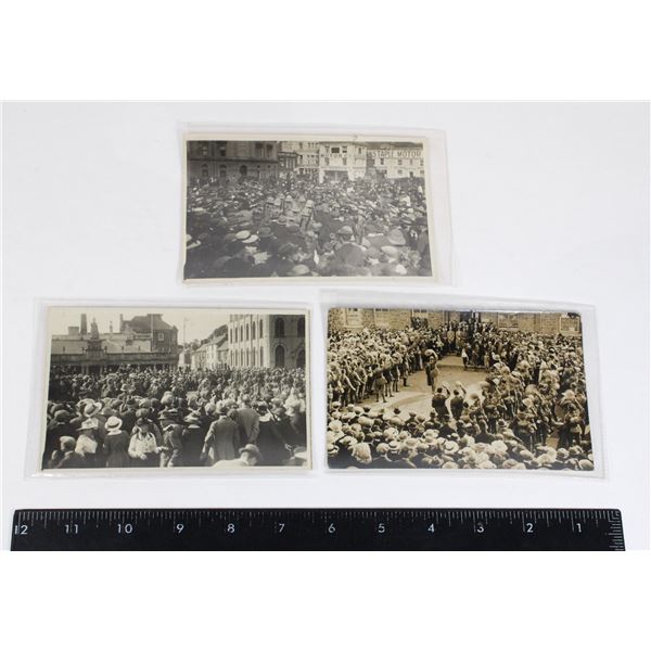 #761 Boer War RPPC British Soldiers on Parade