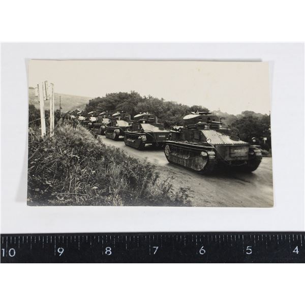 #762 1927 British Tank Corps Photograph