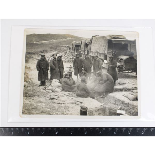 #767 WW1 British Press Photograph Macedonian Front