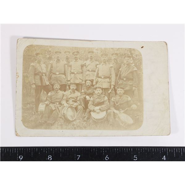 #776 WW1 Imperial German RPPC Photo Band named