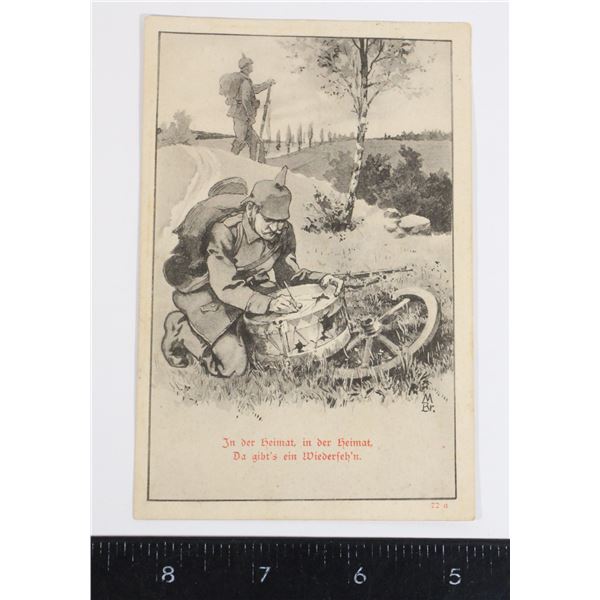 #784 WW1 Imperial German Propaganda Post Card