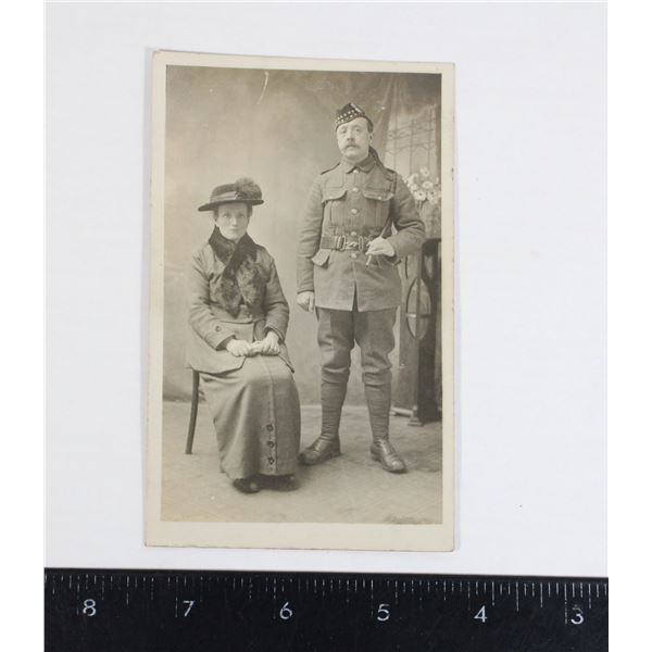 #792 WW1 British Real Photo Postcard Highlander