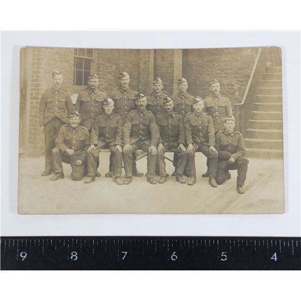 #793 WW1 British Real Photo Postcard Highlanders