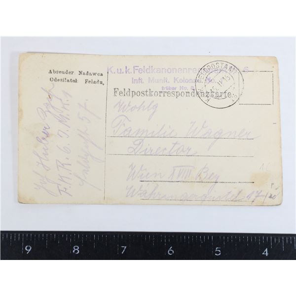 #804 1915 Imperial German Feldpost Field Post Card