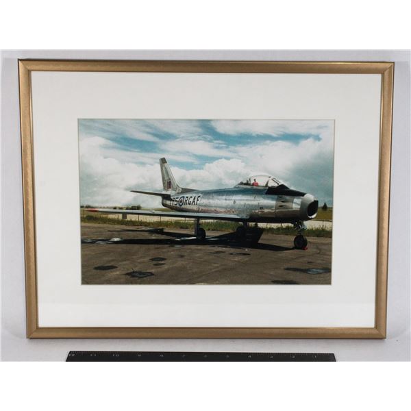 #832 Royal Canadian Air Force Jet Photo Framed