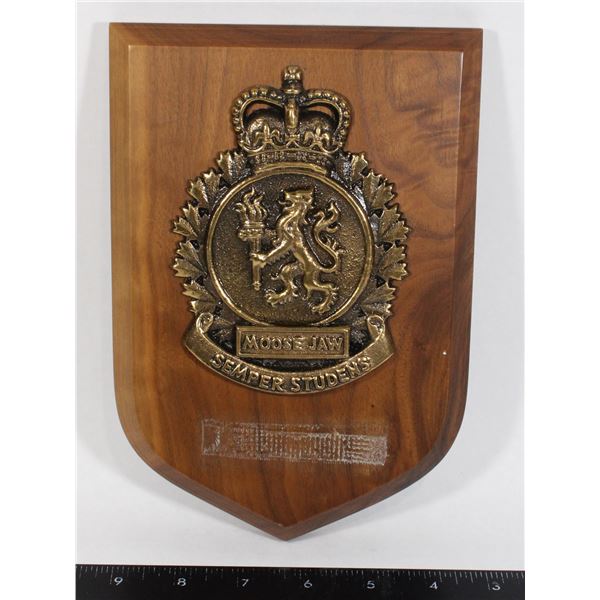 #842 Canadian Military Moose Jaw Plaque