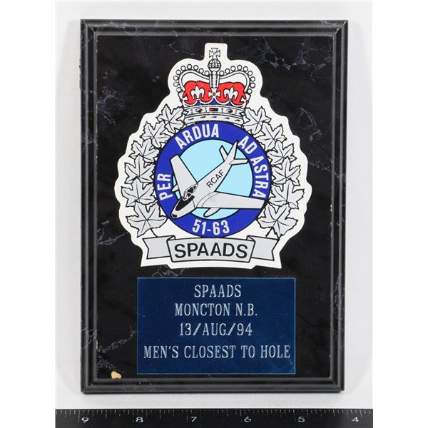 #848 Sabre Pilots Association of the RCAF PLaque