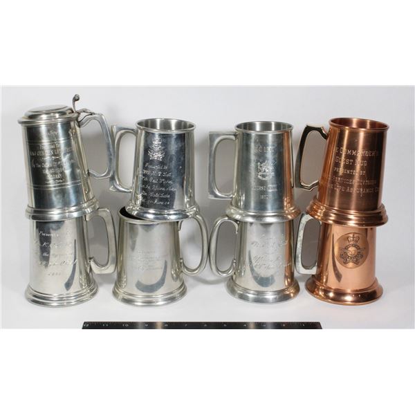 #856 General K.C. Lett Presentation Tankard Lot 8