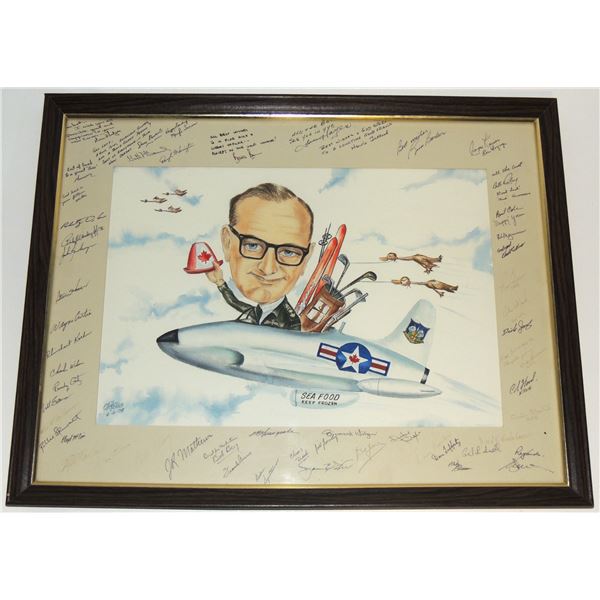 #868 General Lett Retirement Watercolour Signed
