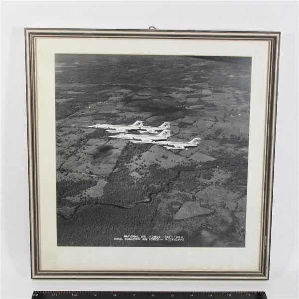 #870 RCAF Rockcliffee 1964 Framed Jet Photograph