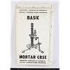 Image 1 : #876 Basic Mortar CRSE Military File Folder w/Info