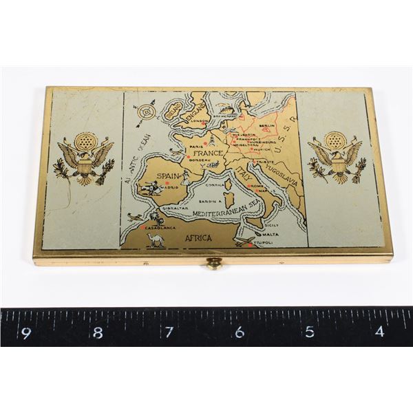 #881 WW2 United States Army Cigarette Case