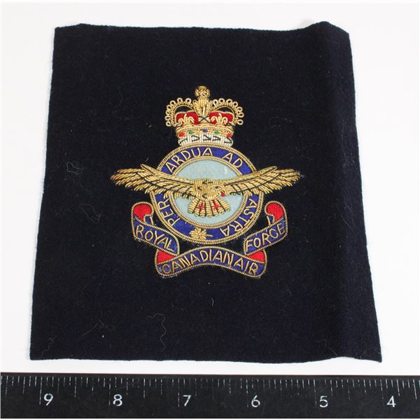 #885 Large Royal Canadian Air Force Blazer Crest