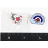 Image 1 : #891 Lot of 2 Canadian Pins RCAF Billy Bishop