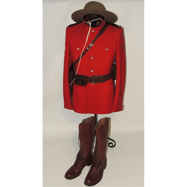 #913 RCMP Red Serge Uniform Group w/ Stetson Boots