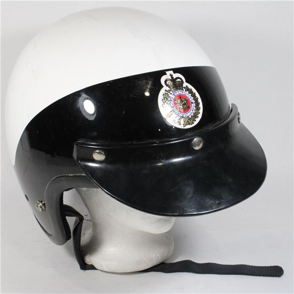 #914 1985 Edmonton Police Motorcycle Helmet