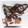 Image 1 : #921 Large Lot RCMP Sam Brown Belt Accessories