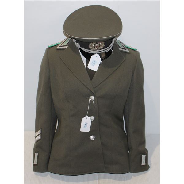 #928 Cold War East German Officers Uniform + Visor