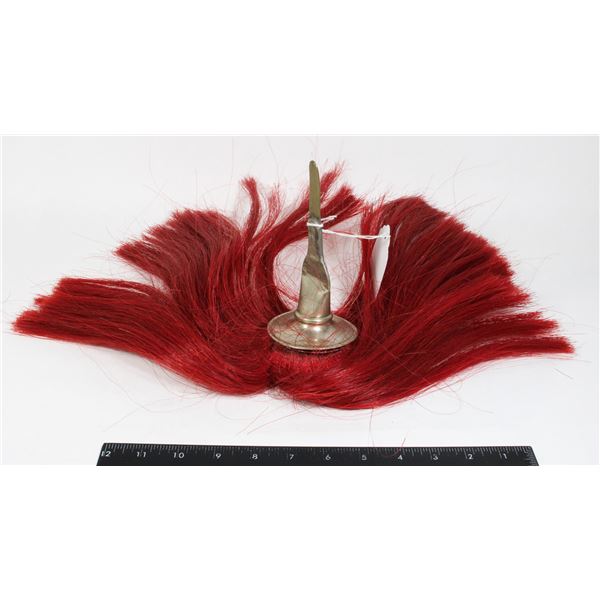 #938 1900's Guards Helmet Spike horsehair plume