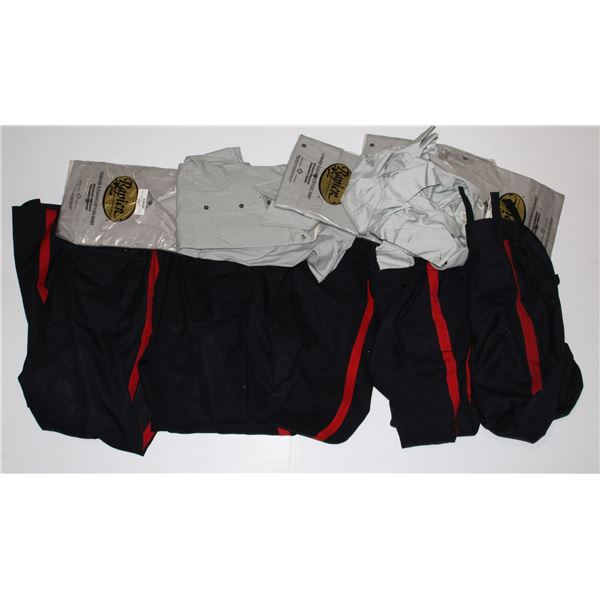 #945 Vintage Lot Police Striped Pants + Shirts