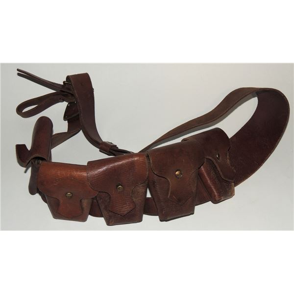 #946 WW1 British 1918 5 Pocket Bandolier Named