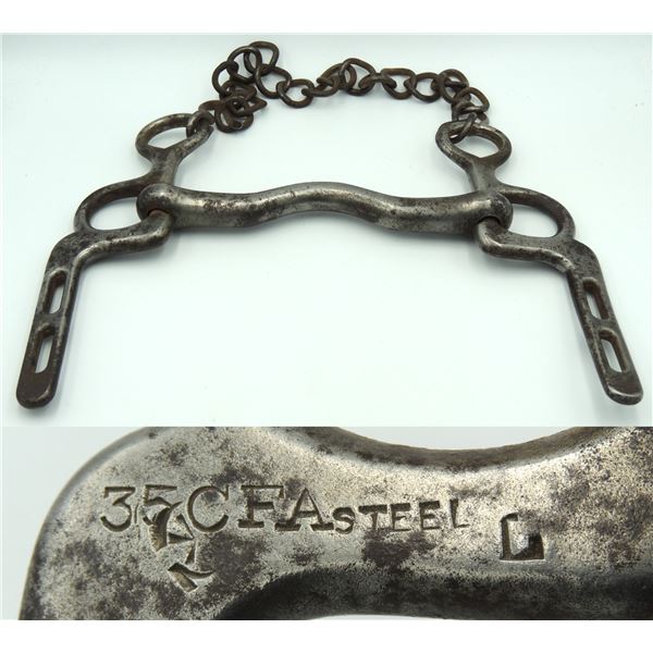#949 WW1 Canadian Military Horse Bit 35CFA Marked