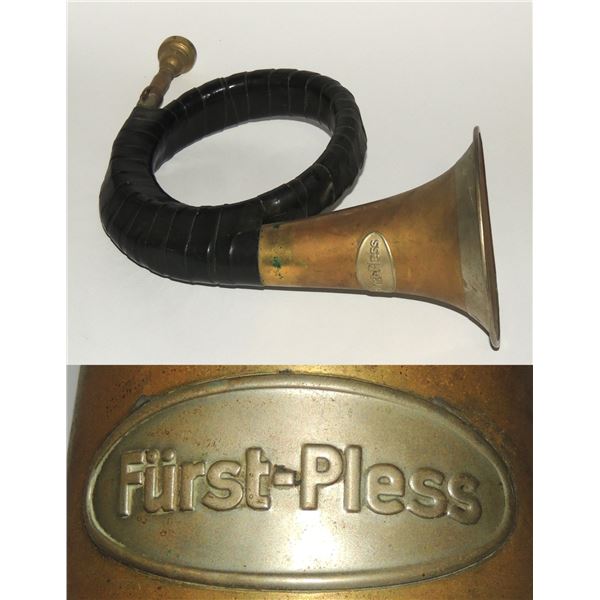 #962 1900's German Fürst-Pless Hunting Horn