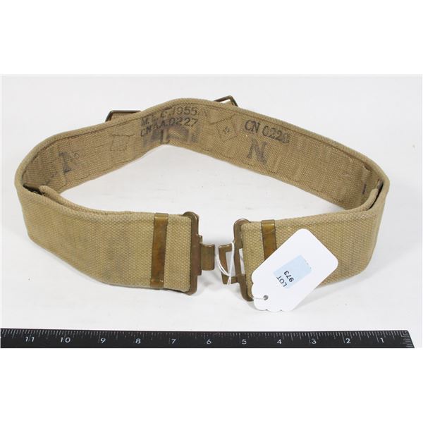 #973 Cold War 1955 M.E.C. British Webgear Belt