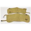 Image 2 : #975 WW2 P1937 British Military Khaki Gaiters Pair