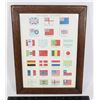 Image 1 : #985 Pre WW2 National Colours Flag Print Framed