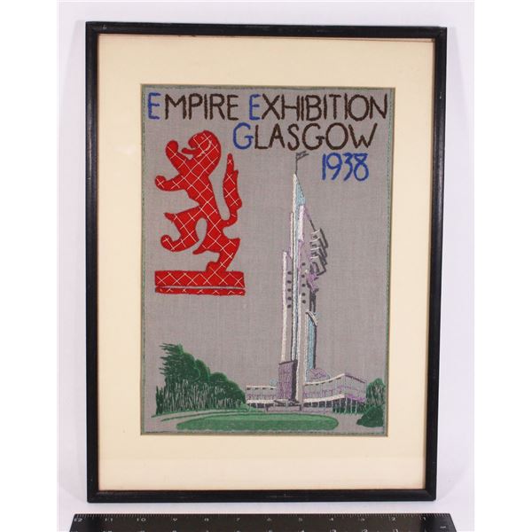 #987 1938 Empire Exhibition Glasow Needlepoint